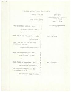 Controversy over Ownership of the Bed of the Arkansas River: Appeals Court Decision, 1972-01-01 - 1972-12-31