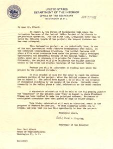 The Central Valley Project of California: A Milestone in Western Reclamation, 1951-01 - 1951-12-31