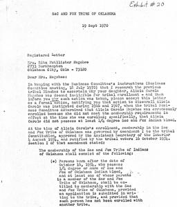 Disenrollment Notice for Alicia Carole Megehee, 1954-10-16
