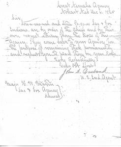 Correspondence Regarding Tribal Enrollment at Sac &amp; Fox Agency, 1974-01-01 - 1974-12-31