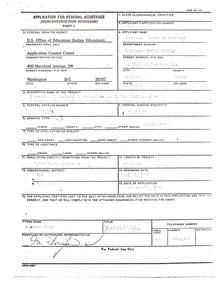 Federal Assistance Application for Improving Educational Opportunities for Indian Children by the Chickasaw Nation of Oklahoma, 1975-01-27