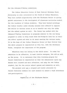 Enhancing Indian Education: The Collaborative Efforts of East Central Oklahoma State University and the Chickasaw Nation, 1975-01-01 - 1975-12-31