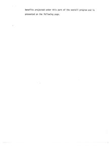 Overview of Projected Benefits in Program Particulars, 1975-01-01 - 1976-12-31