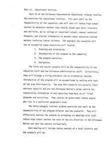 Chickasaw Comprehensive Educational Program: Part II - Educational Services, 1975-01-01 - 1976-12-31