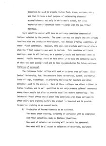 Promoting Indigenous Heritage and Education through Satellite Centers and Collaborative University Training, 1975-01-01 - 1976-12-31