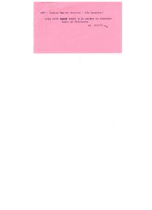 HEW Investigation Report and Correspondence Regarding Ada Indian Health Service Hospital, 1975-01-01 - 1975-12-31