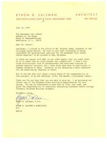 Proposal for Architectural Services for Carl Albert Indian Hospital, 1975-06-13