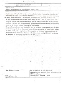 Expanding Urban Indian Health Programs: Moving Towards Comprehensive Health Services, 1975-01-01 - 1975-12-31