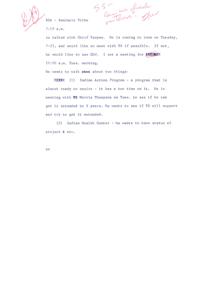 Discussion on Seminole Health Clinic Funding Request Pending Senate Appropriations Committee Action, 1974-01-01 - 1975-12-31