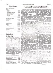 Seminole Campfire: May, 1974 Tribal Budget and General Council Reports, 1974-03-30