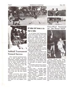 1974 Seminole Campfire: Sports Highlights and Events, 1974-01-01 - 1974-12-31