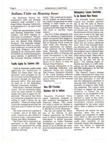 Indians Unite: Housing Issues and Economic Development for Seminoles, 1974-01-01 - 1974-12-31