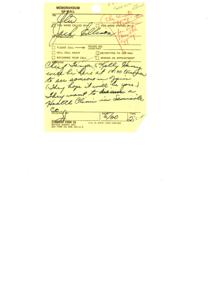 MEMORANDUM: Urgent Request for Appointment with Chief Kelly, 1974-01-01 - 1974-12-31