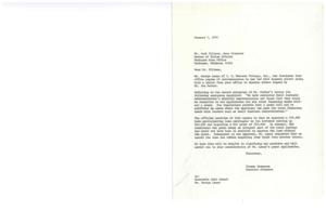 Correspondence Regarding George Lance&#39;s Grant Application and Financial Support, 1975-12-11