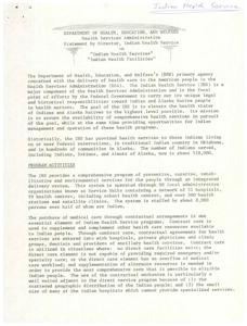 Elevating the Health Status of American Indians and Alaska Natives: A Focus on Indian Health Services, 1976-01-01 - 1976-12-31