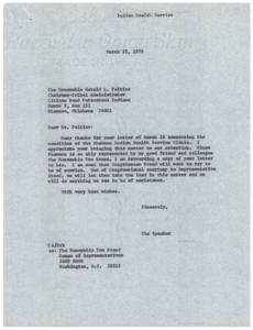 Neglect and Filth: A Call for Action on Indian Health Service Clinic, 1976-03-16