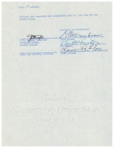 Memorial Page Committee and Resolutions: An Overview, 1951-01-01 - 1952-12-31
