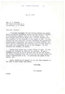 Inquiry Regarding Indian Preference Discrimination, 1976-05-27