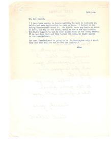 Concerns and Actions Regarding Mr. Belvin&#39;s Application, 1953-01-01 - 1953-12-31