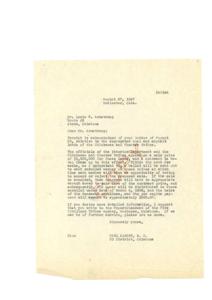 Potential Sale of Segregated Coal and Asphalt Lands: Information and Updates, 1947-01-01 - 1947-12-31
