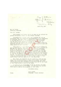 Efforts to Secure Funding for Talihina Indian Hospital, 1947-03-22