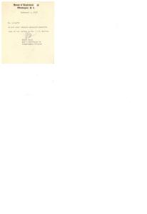 Letter Regarding Choctaw Nation Chief Nominating Convention, 1947-02-04