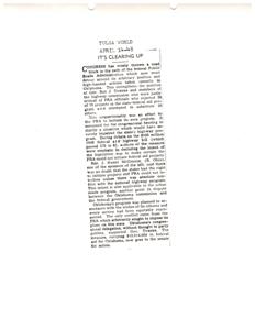 Congress Blocks Federal Interference in Oklahoma&#39;s Road Projects, 1948-01-01 - 1948-12-31