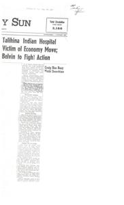 Cuts and Protests: Indian Health Service in Oklahoma, 1957-01-01 - 1957-12-31