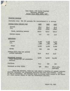 Expansion and Reduction: PHS Indian Hospital Talihina, Oklahoma - 1955-1957, 1957-08-26