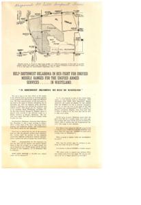 Proposal F. Sill Impact Area, 1960, 1948-01-01 - 1948-12-31