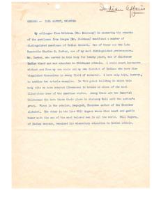 Recognizing Indian Contributions: From Sequoyah to Will Rogers, 1947-01-01 - 1947-12-31
