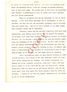 Improving Conditions for Native American Students and Patients: A Call for Increased Funding and Infrastructure Upgrades in Oklahoma, 1948-01-01 - 1948-12-31