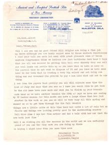 Masonic Update from Oklahoma: A Letter to Carl Albert, 1947-01-01 - 1947-12-31