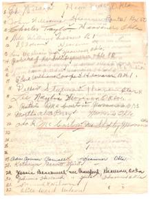Directory of Residents in Heavener, Oklahoma, 1947-01-01 - 1947-12-31