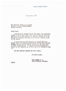 Appeal for Change in Indian Health Program Policy, 1963-08-03