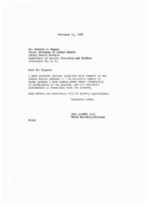 Inquiries Regarding the Indian Health Program, 1964-02-11
