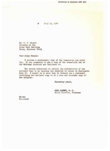 Inquiry Regarding Expense Account Approval, 1964-01 - 1964-12-31