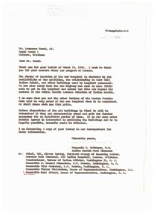 Proposed Location for New Indian Hospital in Lawton, Oklahoma, 1964-03-25