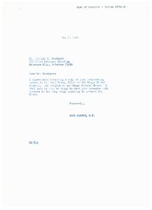 Concerns Regarding Proposed Legislation for Osage Mineral Trust, 1964-04-30