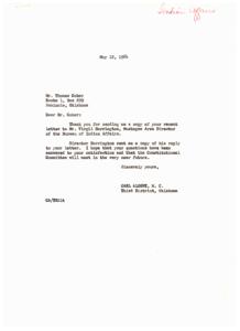 Committee would be made up of the fourteen band members so
selected. You will recall that the services of the Bureau, in
drafting a tribal constitution, are available, 1964-03-07