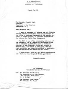 Concerns over Transfer of Virgil N. Harrington to Alaska, 1965-10-26