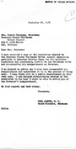 Restoration of Unclaimed Funds to Chickasaw Nation, 1949-07-15