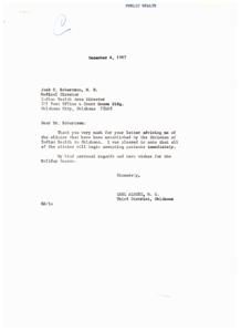 Division of Indian Health Facilities in Oklahoma City Area: November 6, 1967, 1967-11-06