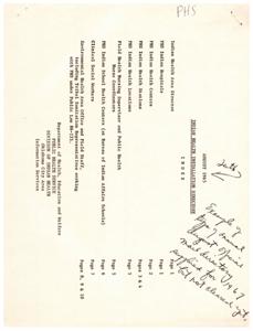 Establishment of Indian Health Clinics in Oklahoma: A Letter to Honorable Carl Albert, 1967-11-22