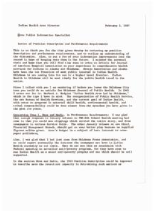 Indian Health Employee Scholarships and Dr. Lucille Marsh Memorial Fund, 1965-09-21