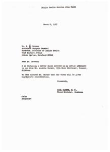 Recommendation for Promotion: John Spaan for Executive Officer Position, 1967-02-20