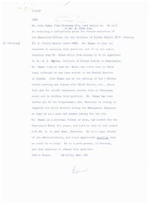 Improving Attitudes in Indian Health Program: A Letter to Senator Harris, 1966-08-01