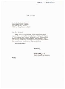 Support for Per Capita Distribution of Cheyenne and Arapaho Indian Tribes Judgment Claims, 1967-06-06