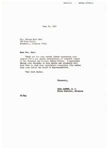 Support for Per Capita Distribution of Cheyenne and Arapaho Indian Tribes&#39; Judgment Claims, 1967-06-06