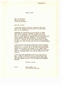 Payment for Coal Lands: Important Information for Choctaws and Chickasaws, 1949-06-02